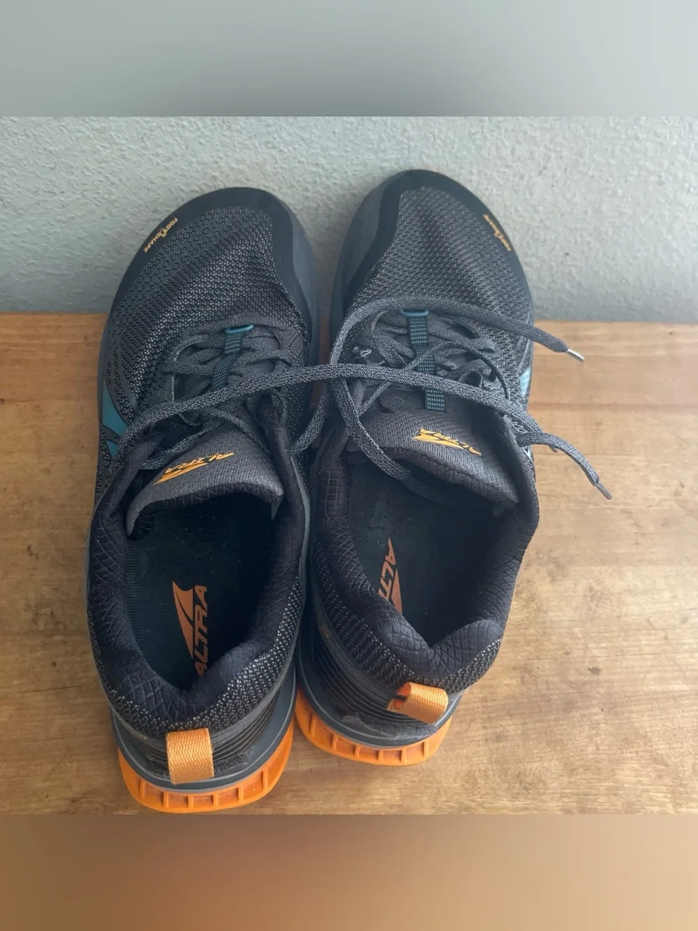 Altra Timp Men's Running Zero Drop Gray Orange Athletic Trail Sneakers Sz 12.5